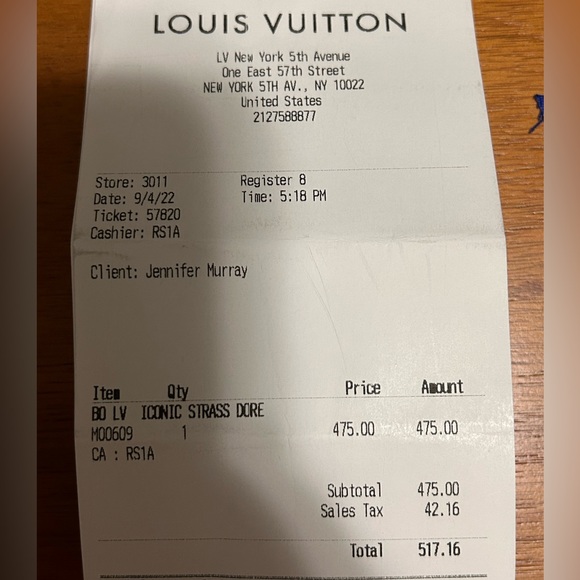 Louis Vuitton Monogram Earrings - Picture 5 of 5